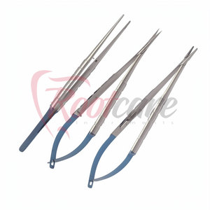Ensemble de micro-pince à aiguille Castroviejo pour chirurgie ophtalmique, 3 pièces, manipulation fluide - Product Image 4