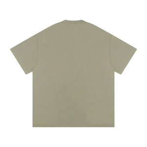 Camiseta de algodón de lujo de 260 gramos con estampado gráfico y hombros caídos, estilo streetwear, holgada y de corte oversized para hombre. - Product Image 6