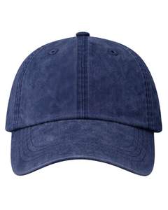 หมวกเบสบอลผ้าฝ้ายสีน้ำเงินกรมท่าแบบเรียบ ปรับขนาดได้ ใส่ได้ทั้งชายและหญิง สไตล์ลำลอง สำหรับเล่นกีฬา ระบายอากาศได้ดี สวมใส่สบาย คุณภาพพรีเมียม - Product Image 1