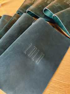 Factory Price Genuine Leather Menu <b>Holder</b> Restaurant Menu Cover Luxury Leather Menu Folder Custom SupplyLMC-0138 - Product Image 3