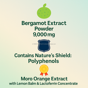 Premium Extracto de bergamota con lactoferrina Moro naranja nutrición tabletas masticables - Product Image 5