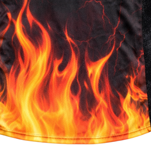 Camiseta de Paintball con Diseño Gráfico de Fuego y Rayos, Sublimada, de Secado Rápido, Transpirable, con Malla, para Equipos Deportivos - Product Image 6