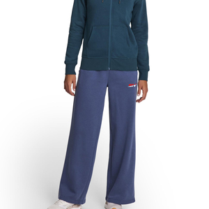 Pantalon de survêtement streetwear pour femme, coupe large, broderie personnalisée, joggers vierges, finition soignée, en molleton de coton, en vente - Product Image 4