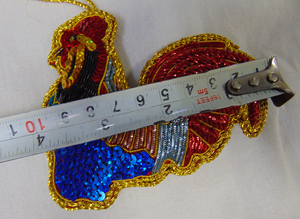 ของตกแต่งต้นคริสต์มาสรูปไก่สวยงาม ขายดี คอลเลคชั่นล่าสุดจากอินเดีย งานปักประณีต - Product Image 6