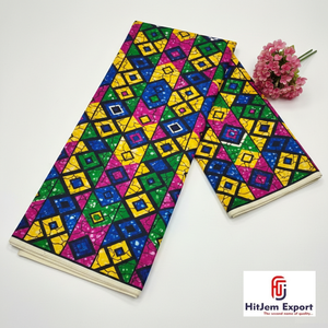 Tissu africain imprimé wax et Ankara 100 % coton de qualité export du Maroc – Vente en gros - Product Image 3