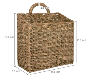 Seagrass Woven <b>Hanging</b> <b>Wicker</b> <b>Basket</b> Handmade Storage <b>Basket</b> Wholesale eco-friendly - Product Image 5