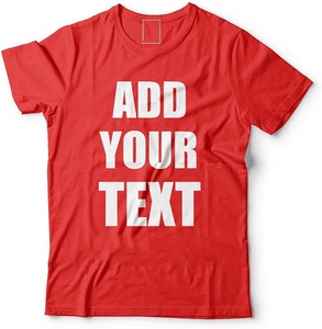 Vêtements de mode t-shirt de haute qualité col en v rond impression personnalisée tissu doux 100% coton polyester anti-rides t-shirts pour hommes - Product Image 3