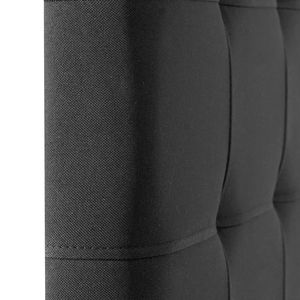Letto matrimoniale confortevole con testiera trapuntata a rombi, altezza regolabile, W62.2 X H(42.72 54.53), stile morbido W62.2 X H(42.72 54.53) - Product Image 5