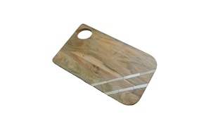 Planche à découper en bois et résine au design tendance, planche à découper avec incrustation de résine, planche à fromage en bois, planche à fromage à prix de gros d'usine - Product Image 5