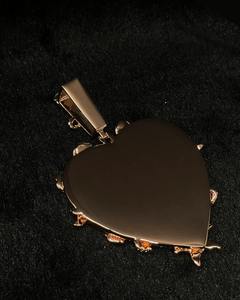 จี้เพชรโมอิสซาไนต์ VVS แบบกำหนดเอง ผ่านการทดสอบ 100%  ชุบทองคำแท้ ดีไซน์ฮิปฮอป ประดับเพชร  รูปดอกกุหลาบ 3 มิติ  ทำจากเงินแท้ S925 - Product Image 3