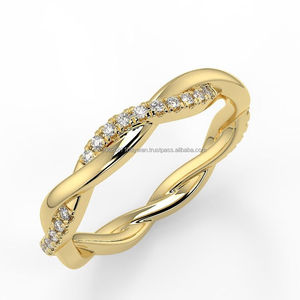 Anillos de lujo para mujer personalizados sin deslustre, joyería duradera elegante, perfecta para ocasiones diarias y especiales - Product Image 1