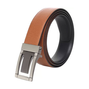 Cinturón de Cuero Vacuno Personalizable al por Mayor para Hombre con Hebilla de Aleación, Cuero Genuino de Pakistán a Bajo Precio - Product Image 1