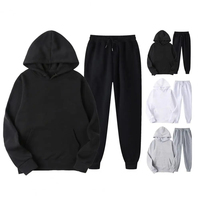 Ensemble de survêtement décontracté en molleton de polyester épais 400 GSM, personnalisable, écologique, pour homme, vierge