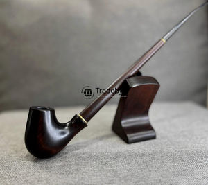 Pipa de Tabaco de Madera Natural Hecha a Mano, Pipa de Fumar de Madera Tradicional, Accesorio para Fumadores de Tradebyd - Product Image 1