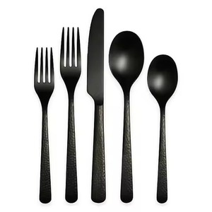Luxury Stainless Steel Metal Cutlery Set Gold Finish <b>Flatware</b> for Home Kitchen Restaurant Dining Table - Product Image 1