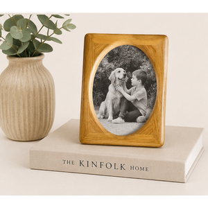 Factory Direct Supply Vintage Solid <b>Wood</b> Photo <b>Frame</b> Custom Wholesale Oval <b>Wood</b> <b>Picture</b> <b>Frame</b> for Desktop and Home Decor - Product Image 6