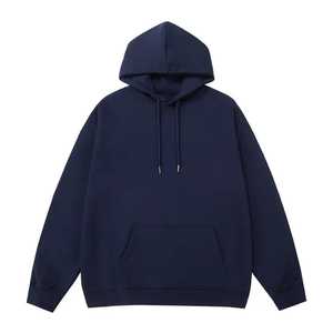 Oem 100% Cotton Heavyweight Fleece <b>Pullover</b> <b>Men</b> Hoodies Drop Shoulder Thick Blank Quick Dry Breathable Winter - Product Image 3