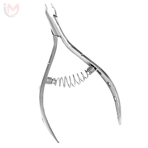 Coupe-cuticules professionnel en acier inoxydable, finition mate, double ressort, outil de manucure et pédicure de précision pour salon - Product Image 4