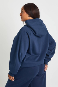 Sweat-shirt à capuche unisexe personnalisé avec impression intégrale, pour femmes et hommes, en molleton épais d'hiver, 100% coton, logo sur le devant - Product Image 5