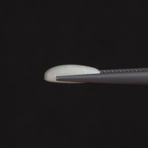 Opale blanche naturelle certifiée IGI, pierre précieuse en vrac de bonne qualité, 3,32 carats, taille coussin 11,5x10mm, taillée et polie à la main, couleur claire - Product Image 2