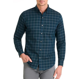 Camisa de Vestir Formal de Manga Larga para Hombre, Personalizada, 100% Algodón, Transpirable, Corte Entallado, para Oficina, Verano, Alta Calidad, Servicio OEM - Product Image 1