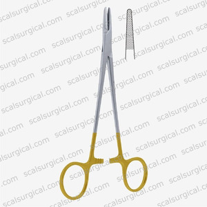 Portaagujas DeBakey Premium de Carburo de Tungsteno, Instrumento Quirúrgico de 18 cm para Cirugía Vascular y Cardiovascular - Product Image 6