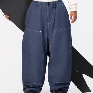 Custom Logo Cargo Baggy Snow <b>Ski</b> Pants Oversized Waterproof Windproof Plus Size Loose Fit High Quality Snowboard Wear For Men - Product Image 3
