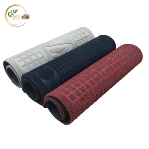 Tapis de porte en jute tressé robuste, conçu pour les entrées intérieures et extérieures, style rustique, tapis de sol en fibres naturelles qui retient la poussière - Product Image 2