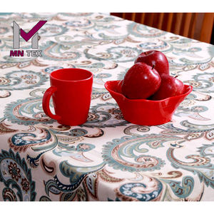 Rectangular Cotton <b>Tablecloth</b> <b>Washable</b> Yarn-Dyed Woven Design for Banquets Hotels Home Parties Restaurants - Product Image 1