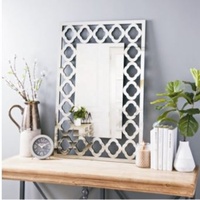 Miroir mural de luxe en métal premium doré Miroir mural rond de style moderne pour la décoration de l'entrée et du couloir Utilisation murale polyvalente