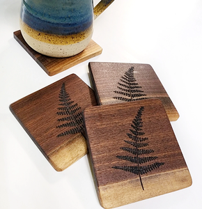 Posavasos de Madera, Diseño Clásico, Grosor de 6 mm/3 mm, Forma Octogonal Ecológica, Decoración Elegante, Personalizado para el Hogar - Product Image 2