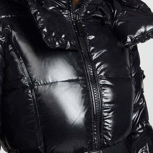 Factory Price <b>Winter</b> <b>Quilted</b> Puffer Jacket for Women Custom Logo Cotton Filling Nylon Loose Fit Warm Coat Wholesale High Quality - Product Image 5
