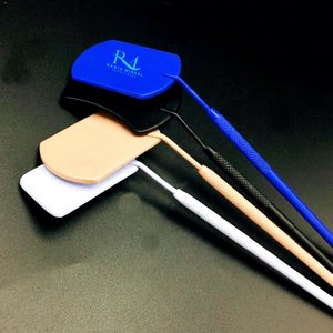 4 Different powder Coated Color And <b>Square</b> Shape Eyelash Extension <b>Mirror</b> Lash inspection <b>Mirror</b> Diamond Grip handle - Product Image 4
