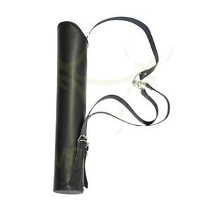 Accessoires de tir à l'arc de qualité supérieure en cuir lisse noir personnalisable de haute qualité pour la chasse au Pakistan - Product Image 1