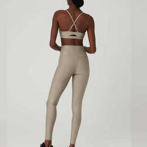 Leggings de sport taille haute pour la course et l'entraînement, ensembles de fitness pour la gym, vêtements sculptants pour les fesses, leggings de yoga pour femmes - Product Image 3