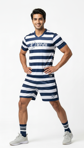Ensemble Maillot et Short de Volleyball Personnalisé Jaune Moutarde Camouflage Numérique, Vente en Gros, OEM, Haute Élasticité, Uniforme d'Équipe, Sublimation Active - Product Image 5