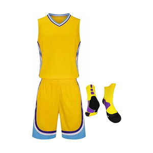 Shipping Included Basketball Uniform Unisex No <b>Extra</b> Cost Custom Breathable Mesh Jersey Shorts Set - Product Image 2
