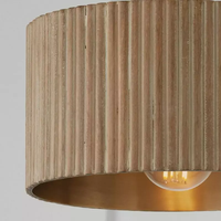 Plafonnier semi-encastré SIMIG, luminaire en forme de tambour doré avec abat-jour en tissu doré pour salon, chambre à coucher, salle à manger