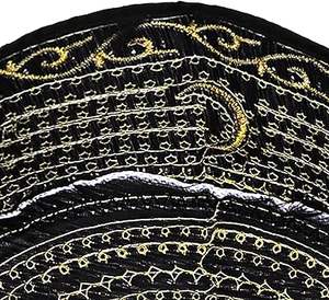 Chapeaux musulmans pour hommes très demandés : casquettes et kufis arabes élégants, motifs islamiques, broderies turques, bonnets de prière musulmans tendance - Product Image 4