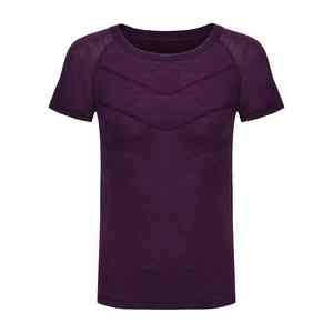 T-shirt en jersey de laine mérinos tricoté pour la randonnée et les voyages - Product Image 6