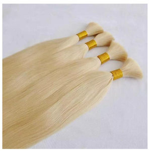 Extensiones de Cabello Humano Liso Largo, Colores Natural Negro, Marrón y Rubio, 100% Sin Procesar, Doble Trama, Base de Seda, Cabello Liso Largo - Product Image 2