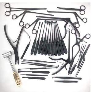 Juego de Instrumentos Quirúrgicos para Laminectomía de Alta Calidad, 35 Piezas, Estándar Alemán, Herramientas Ortopédicas Manuales para Columna Vertebral, Recubrimiento Negro, por Dentavex - Product Image 5