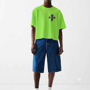 Camiseta de Alta Calidad para Hombre, 100% Algodón, Casual, Corta, Holgada, de Manga Corta, con Estampado Personalizado, Azul Marino, de Secado Rápido - Product Image 2