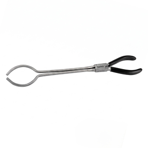 Pince à bec longue de 14 pouces en acier inoxydable de qualité supérieure pour creusets, fours, moulages, acides, alcalis, bains de décapage et fabrication de bijoux - Product Image 1