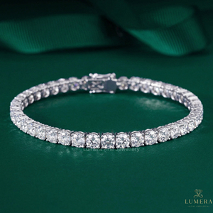 7.95 Carat Lab Grown Diamond Tennis Bracelet F+ Color VS Clarity Brilliant Cut <b>Solid</b> <b>Gold</b> 9k-18k Luxury Fine Jewelry Premium - Product Image 1