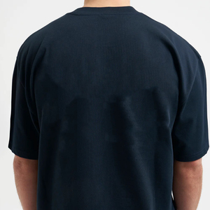 Camisetas Casuales 100% Algodón con Logotipo Personalizado Impreso, 160 GSM, Manga Corta, Tallas Grandes, Blancas, para Hombre, Venta al Por Mayor, OEM - Product Image 5