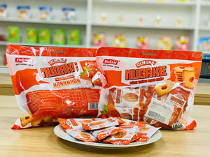 Galletas de Huevo con Almendras Nucake Artesanales 300g |   Receta Auténtica de Galletas con Nueces Reales, 20 Bolsas/Caja, Suministro Constante - Product Image 4