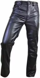 Pantalons en cuir personnalisés pour hommes, fabriqués en cuir de haute qualité, vente chaude, design personnalisé, pantalons en cuir haut de gamme pour hommes - Product Image 5