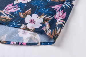 Chemise hawaïenne personnalisable pour homme, en lin, à manches courtes, séchage rapide, anti-humidité - Product Image 2