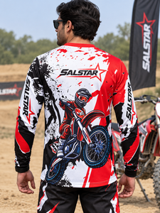 Ensemble de maillot de motocross personnalisé, sublimation, chemise et pantalon de course MX, équipement de moto tout-terrain personnalisé, uniforme de course moto - Product Image 4
